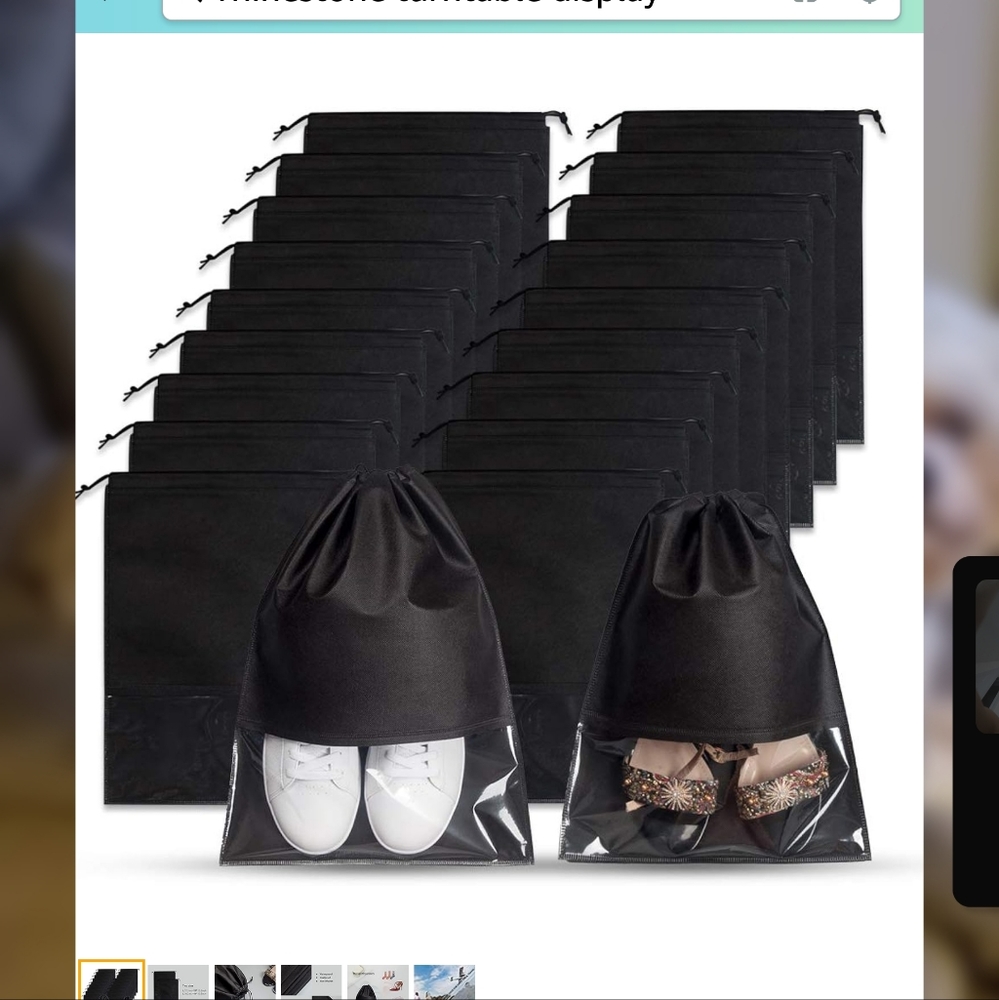 NWT:2- pak SHOE DUST COVERS - Picture 7 of 8